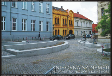 KUTNÁ HORA - NA NÁMĚTI | Rampa mezi betony je již hovová. Prostor se začíná postupně scelovat, počáteční jizvy mizí.